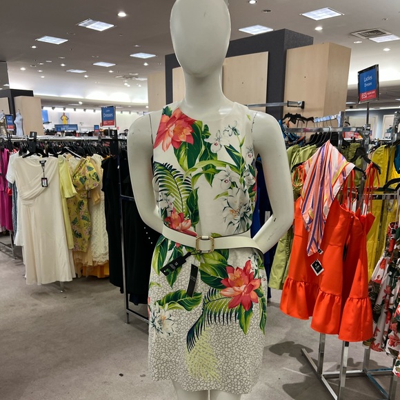 Tommy Bahama Grande Grove Silk Shift Dress - Picture 12 of 12